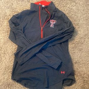 Texas Tech quarter zip pull over
